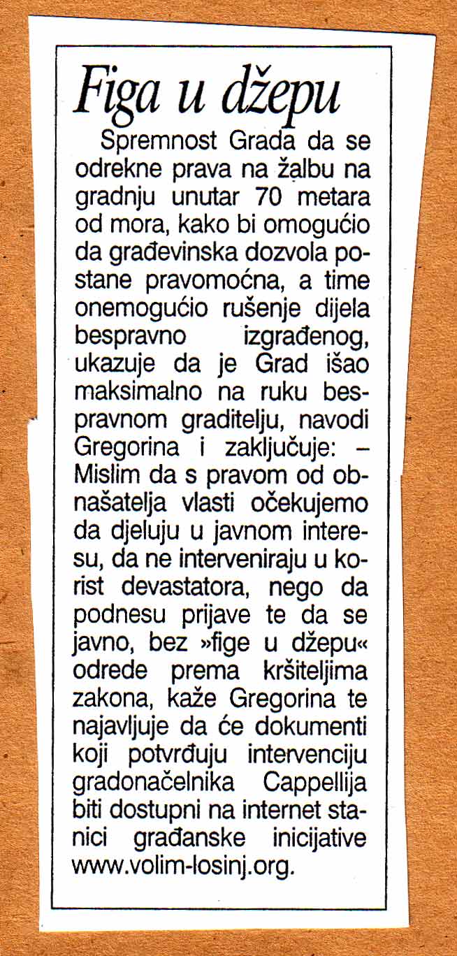 Figa u džepu